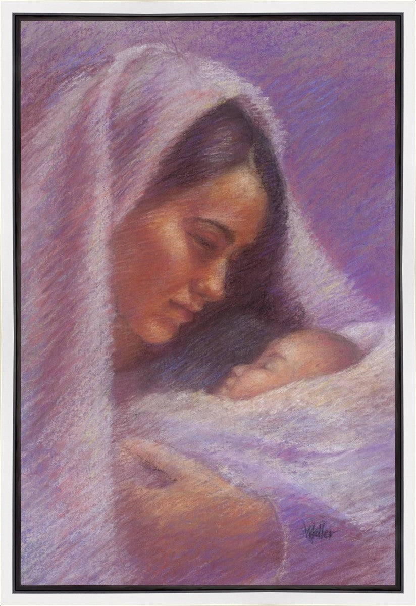 Mary & Jesus Pastel Gallery Wrap