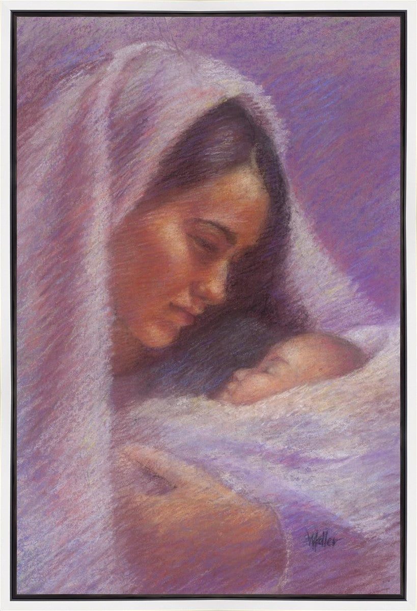 Mary & Jesus Pastel Gallery Wrap