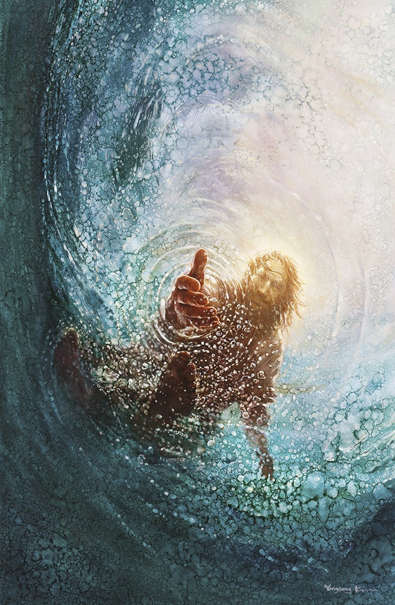 The Hand of God Large Wall Art Gallery Wrap