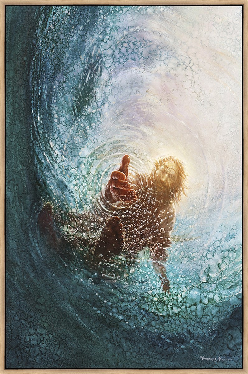 The Hand of God Large Wall Art Gallery Wrap