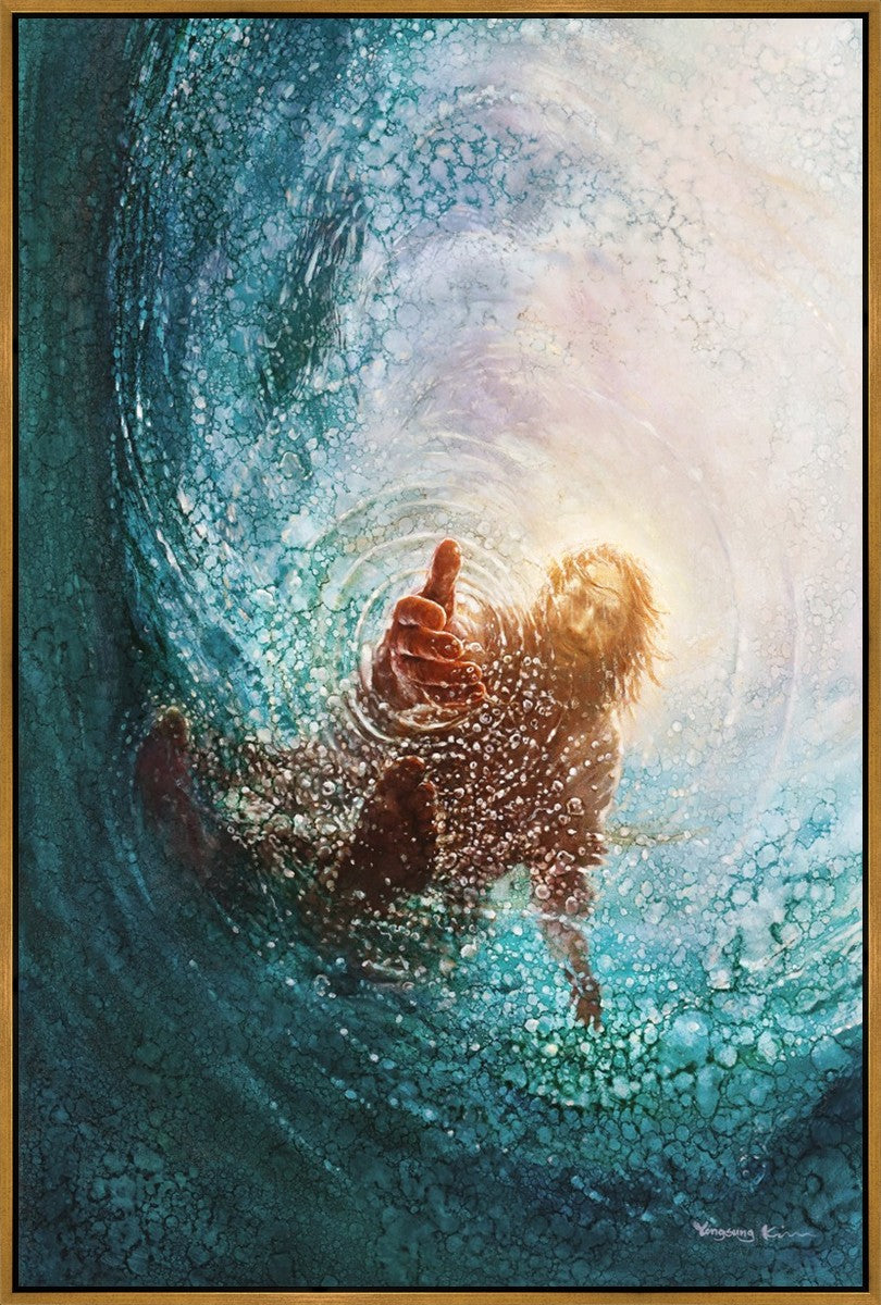 The Hand of God Large Wall Art Gallery Wrap
