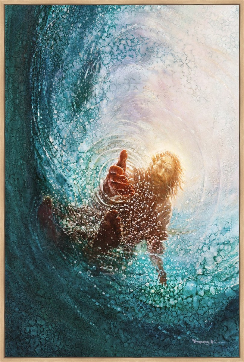 The Hand of God Large Wall Art Gallery Wrap
