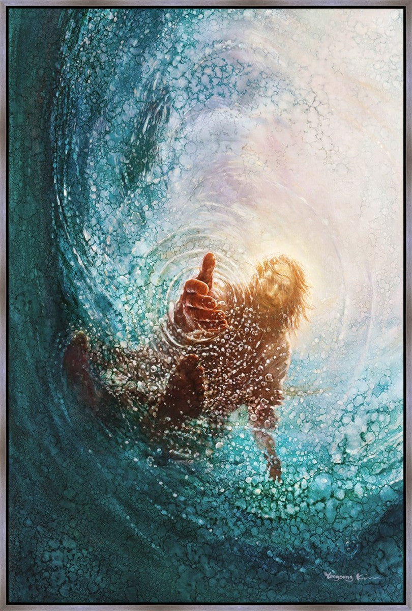 The Hand of God Large Wall Art Gallery Wrap