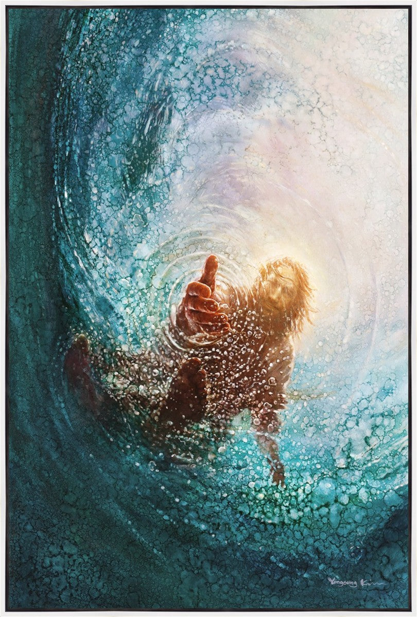 The Hand of God Large Wall Art Gallery Wrap