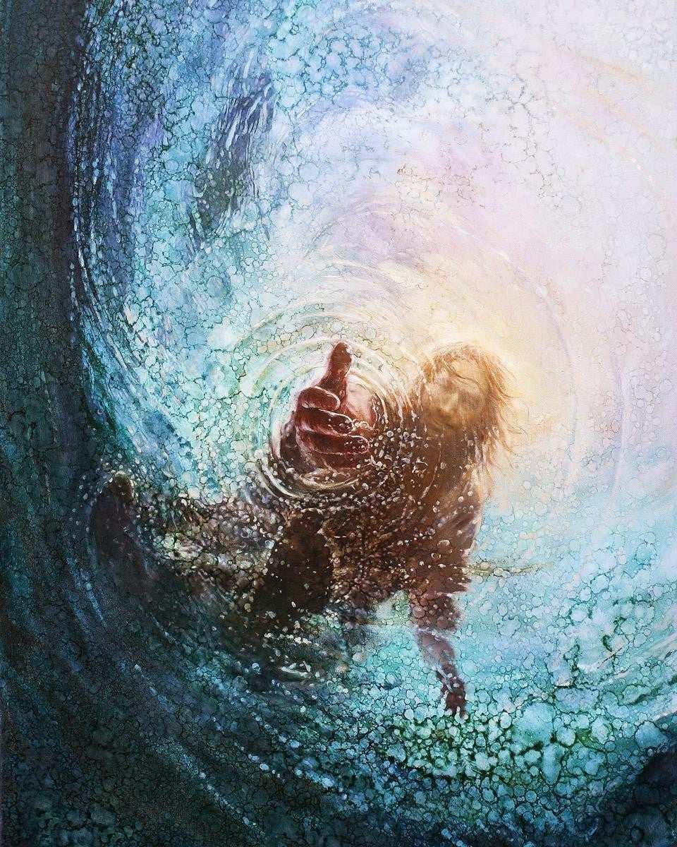 The Hand of God Large Wall Art Gallery Wrap