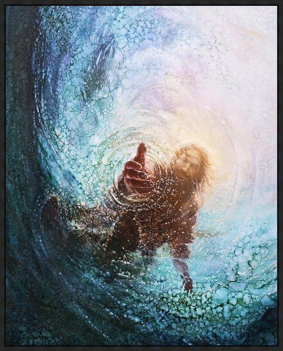 The Hand of God Large Wall Art Gallery Wrap