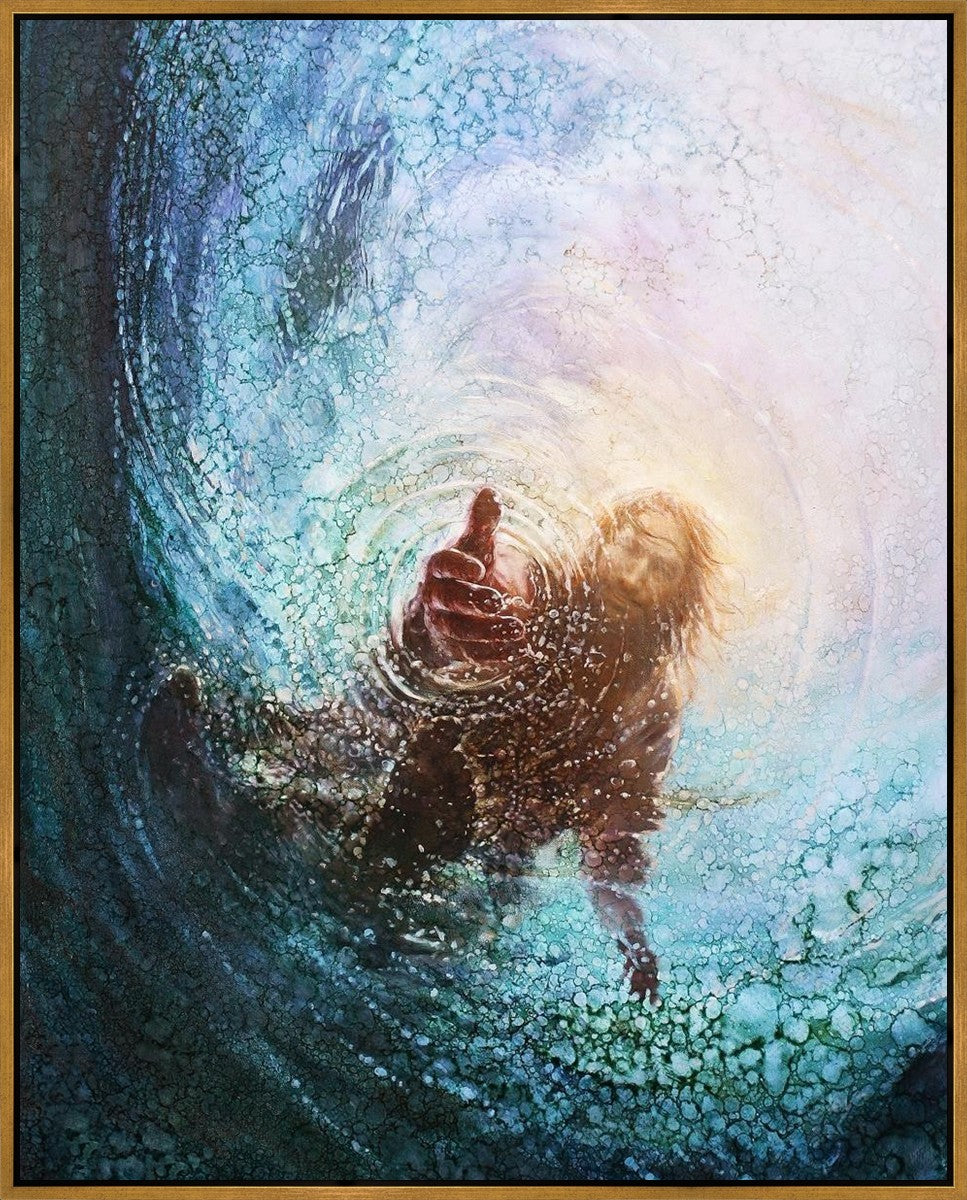 The Hand of God Large Wall Art Gallery Wrap