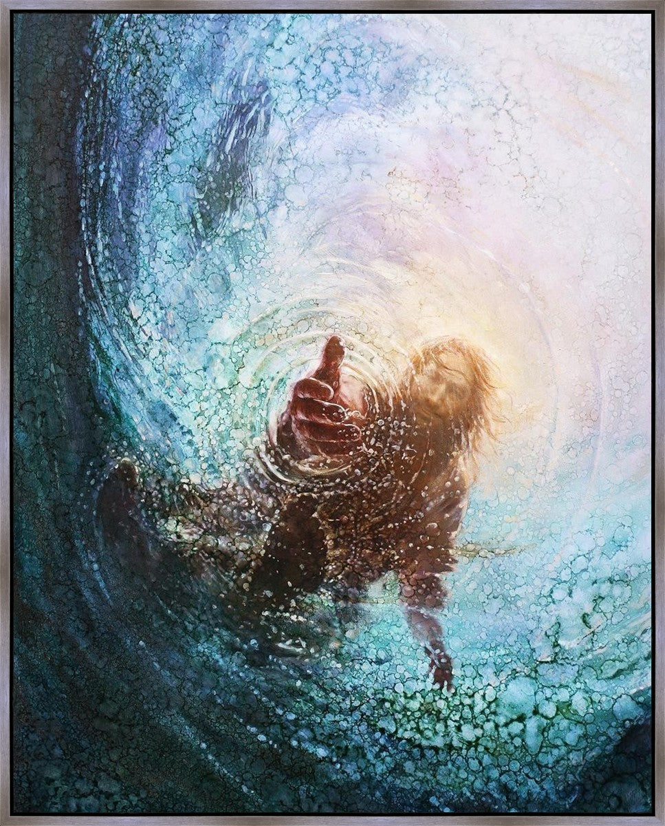 The Hand of God Large Wall Art Gallery Wrap