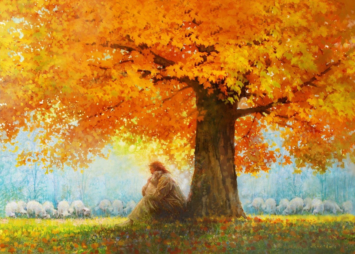 In His Arms Large Wall Art Gallery Wrap