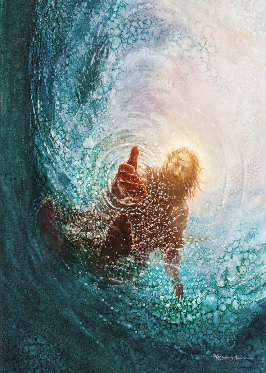The Hand of God Large Wall Art Gallery Wrap