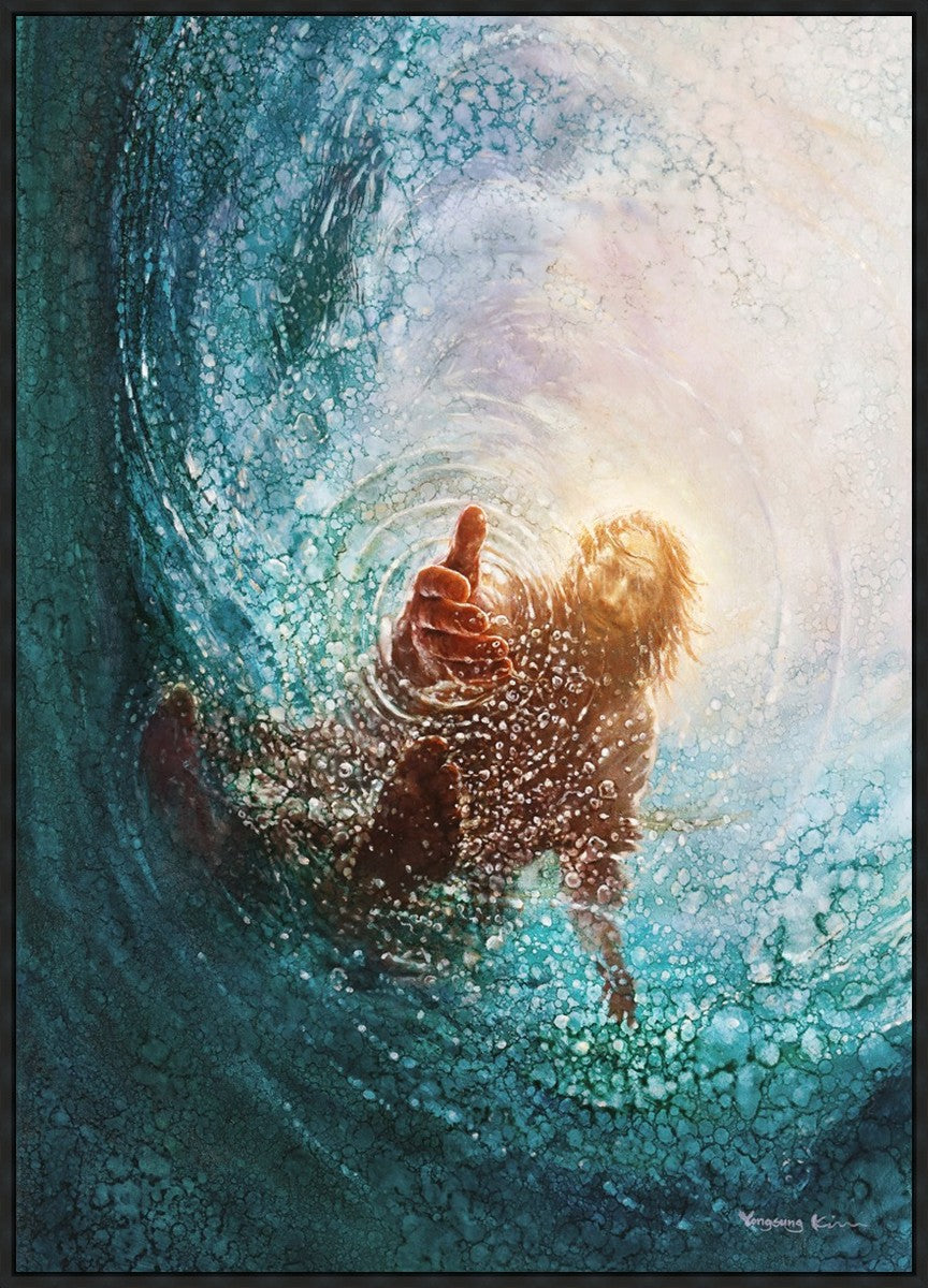 The Hand of God Large Wall Art Gallery Wrap