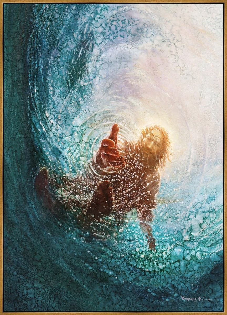 The Hand of God Large Wall Art Gallery Wrap