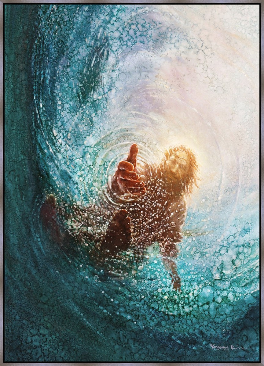The Hand of God Large Wall Art Gallery Wrap