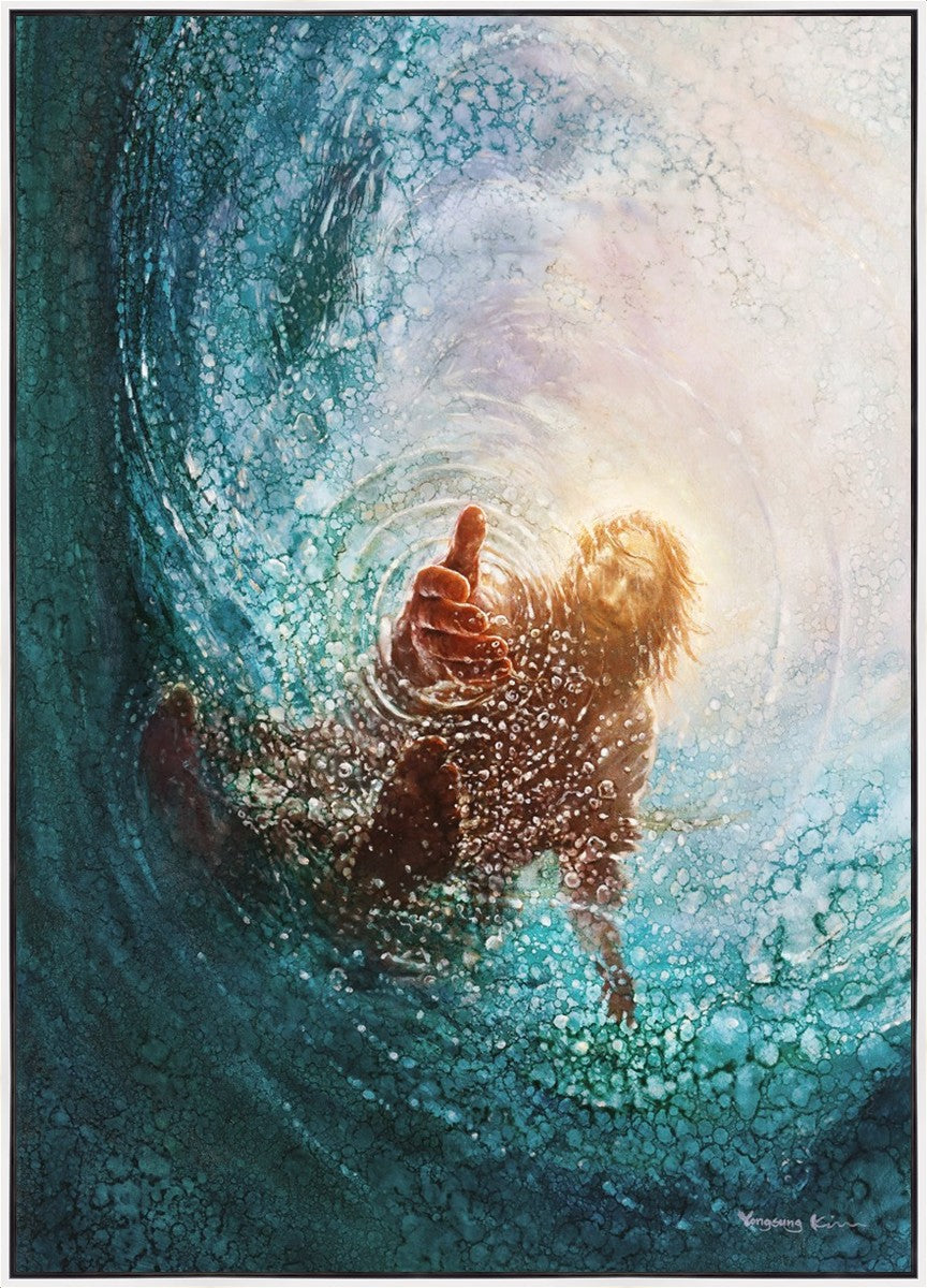 The Hand of God Large Wall Art Gallery Wrap