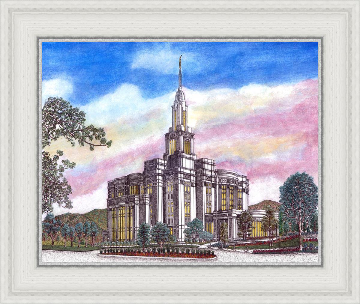 Payson Utah Temple - Color
