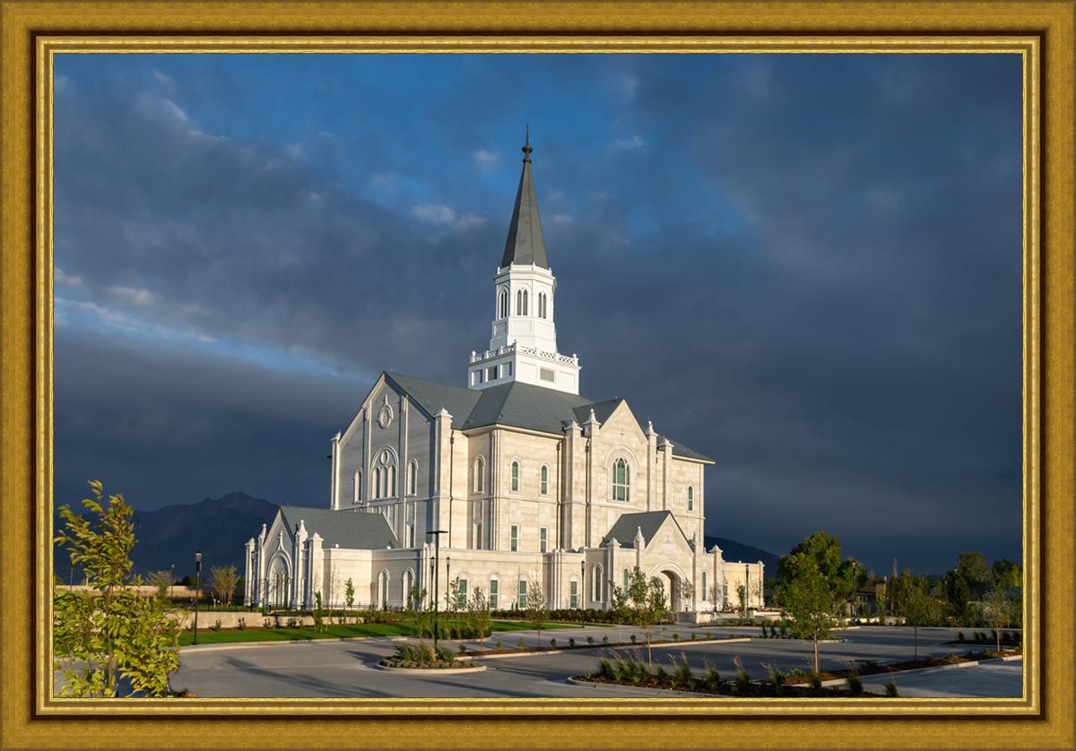 Taylorsville Utah Last Light Large Wall Art