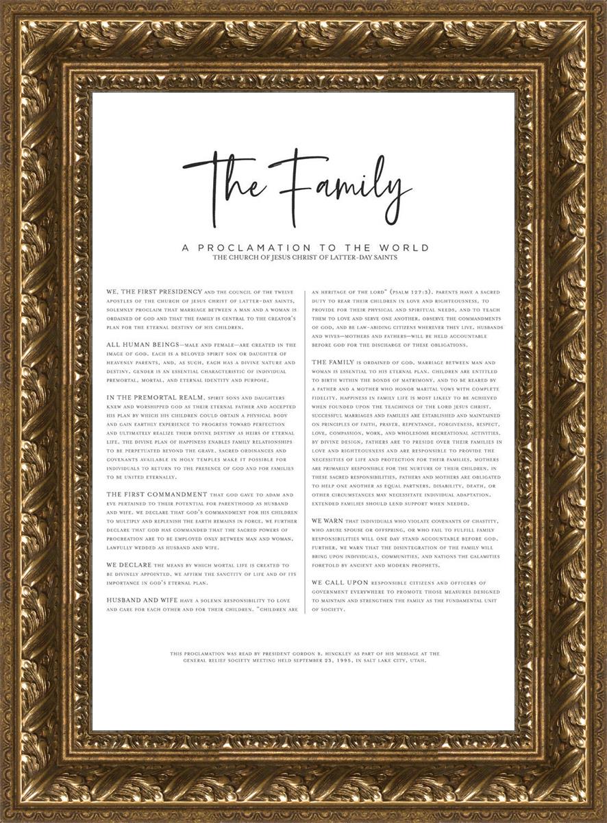 The Proclamation To The Family