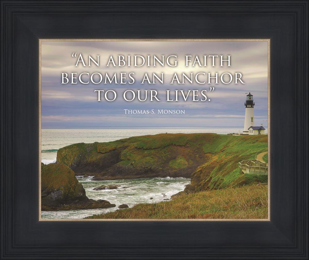 Abiding Faith Motivational Poster