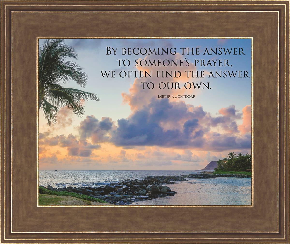 Becoming the Answer Motivational Poster