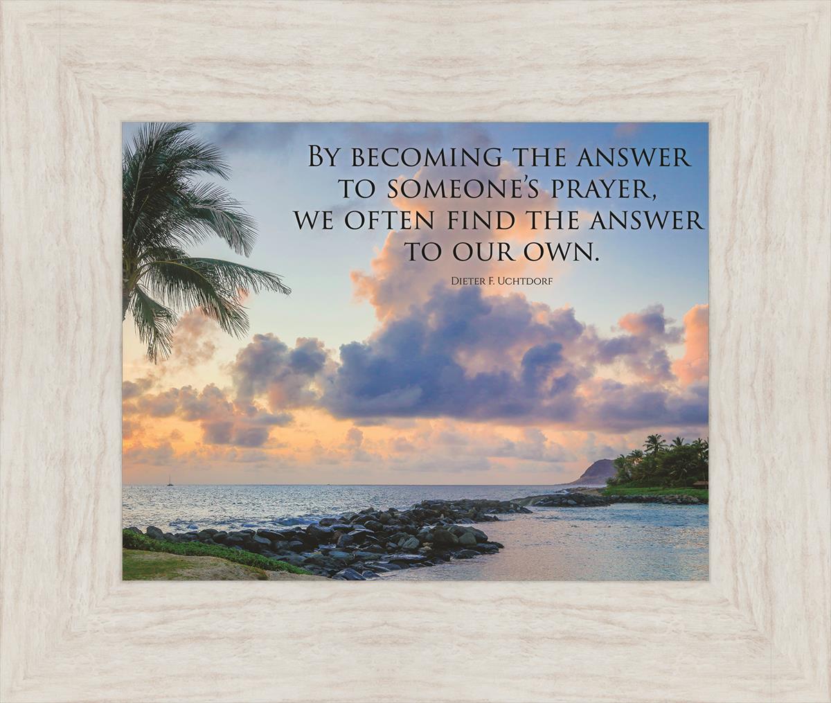 Becoming the Answer Motivational Poster