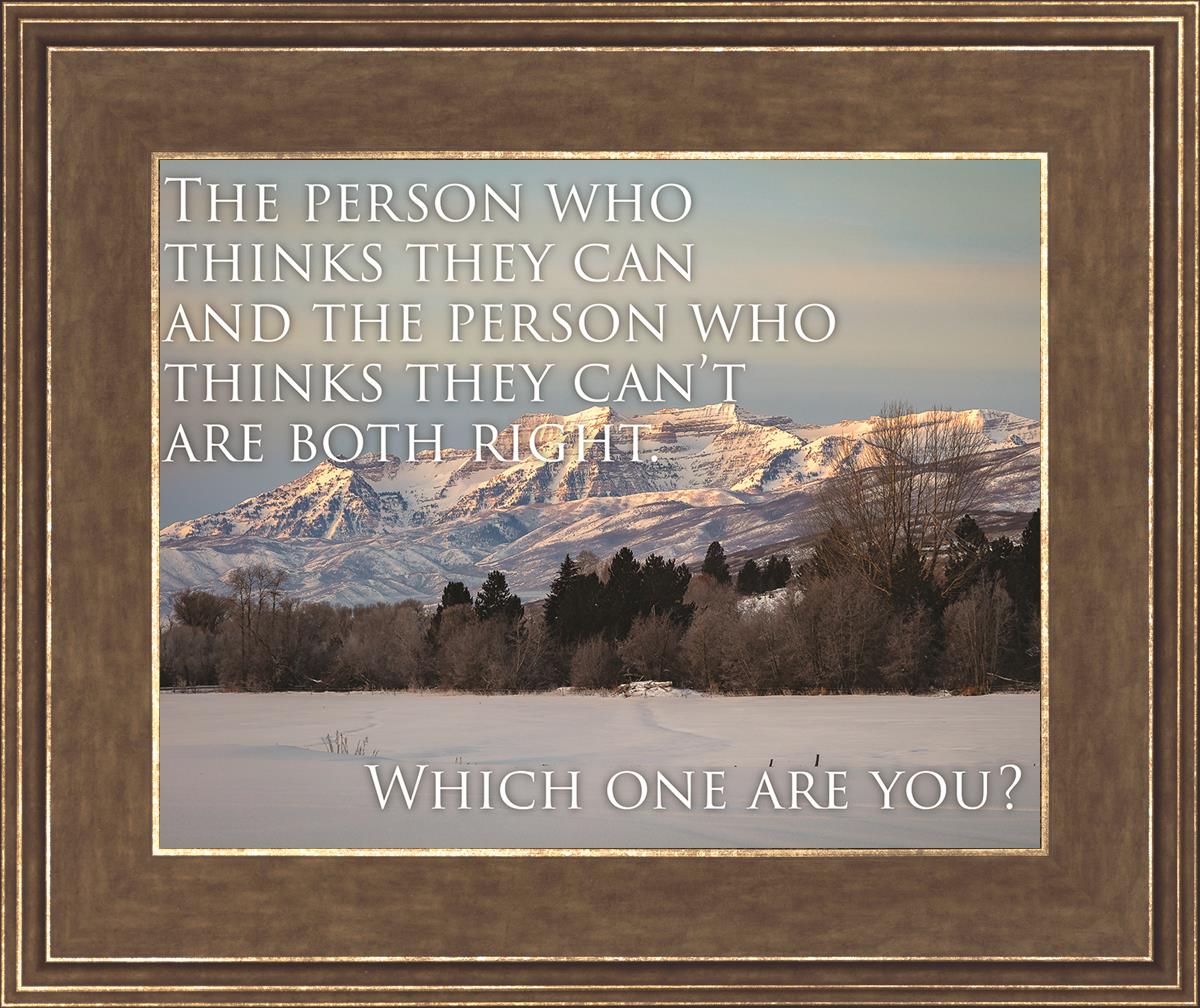 Who Thinks They Can Motivational Poster