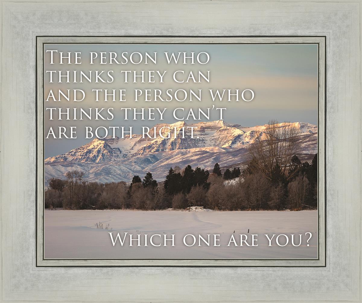 Who Thinks They Can Motivational Poster