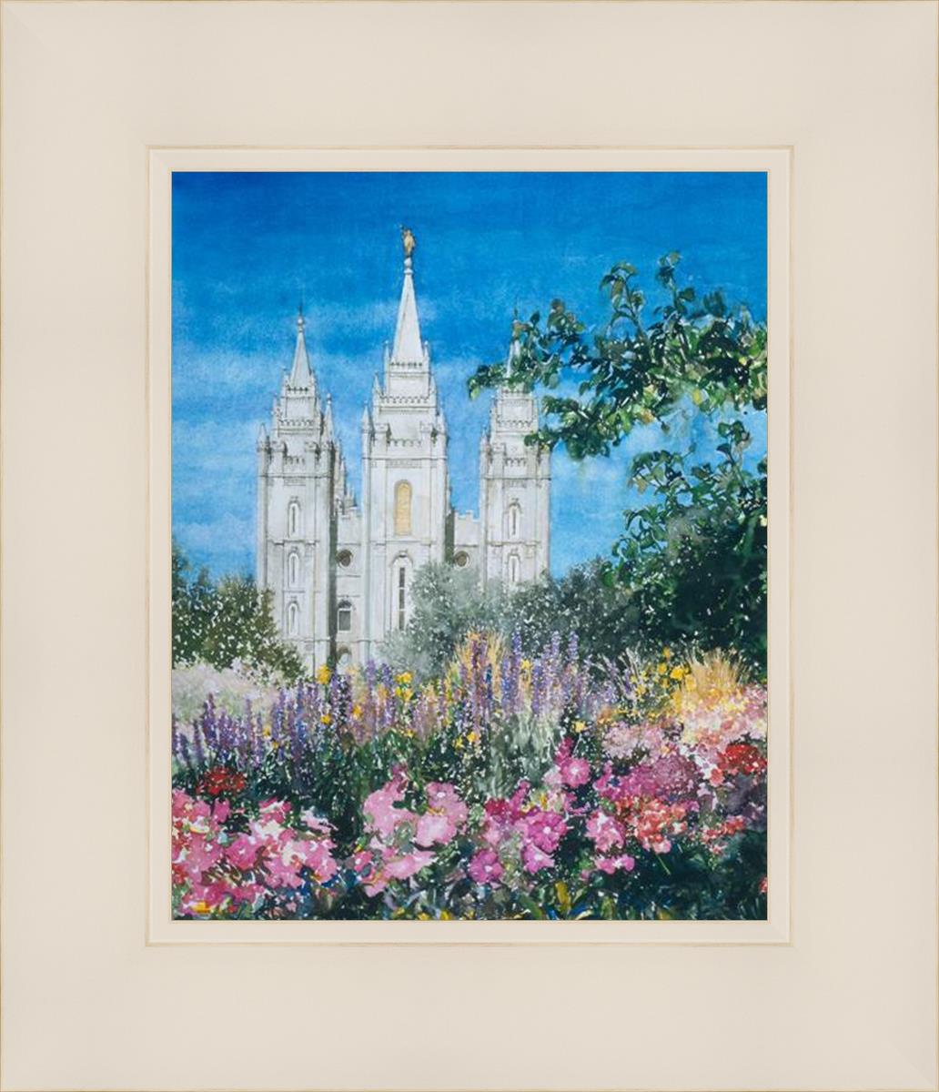 Salt Lake Temple in Summer