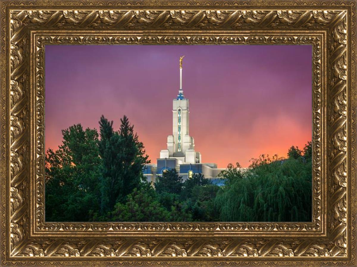 Mount Timpanogos Temple Gradient Sky