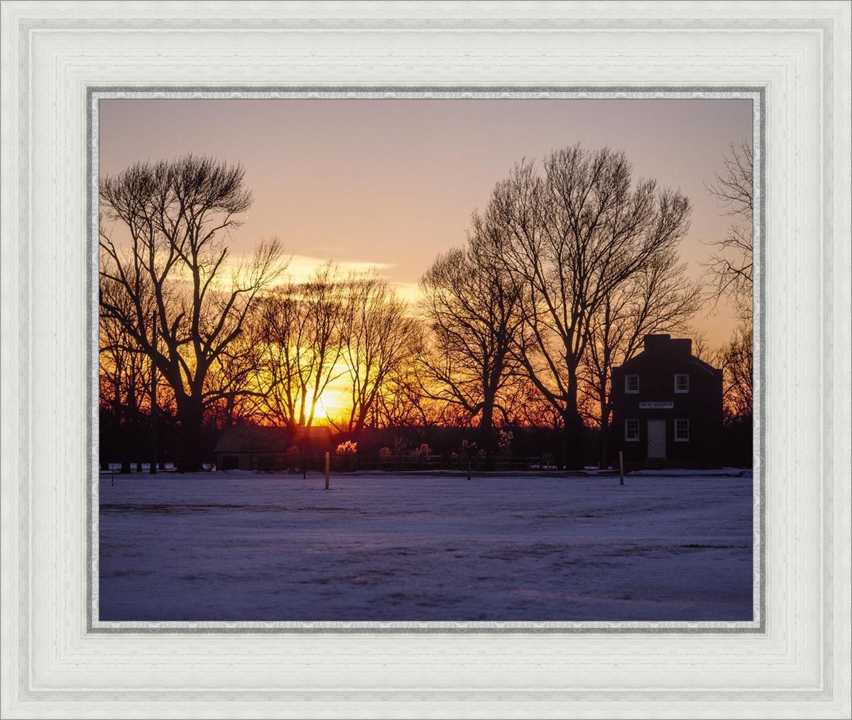 Plate 2 - Bootshop Sunset Winter