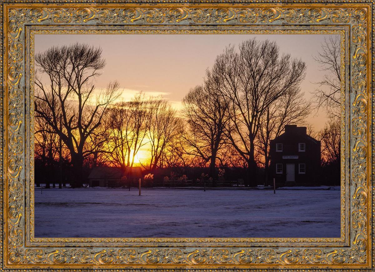 Plate 2 - Bootshop Sunset Winter