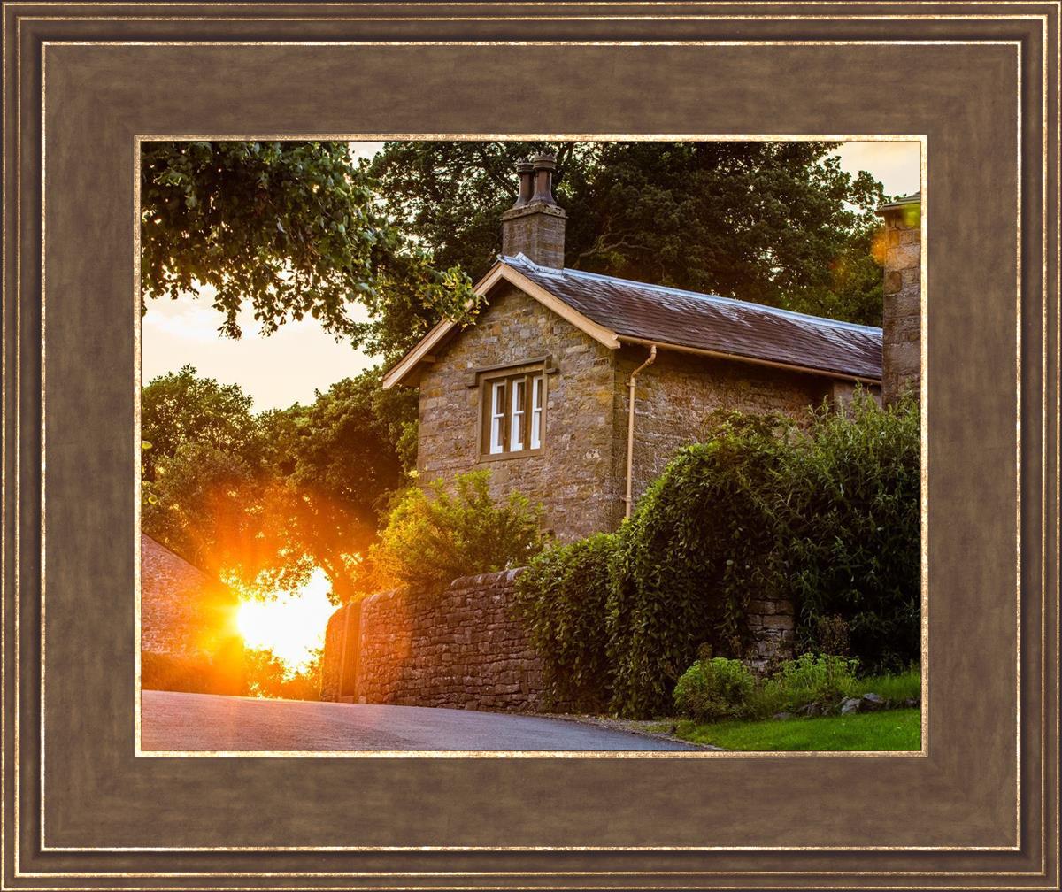 Plate 5 - Entering Downham Village at Sunset