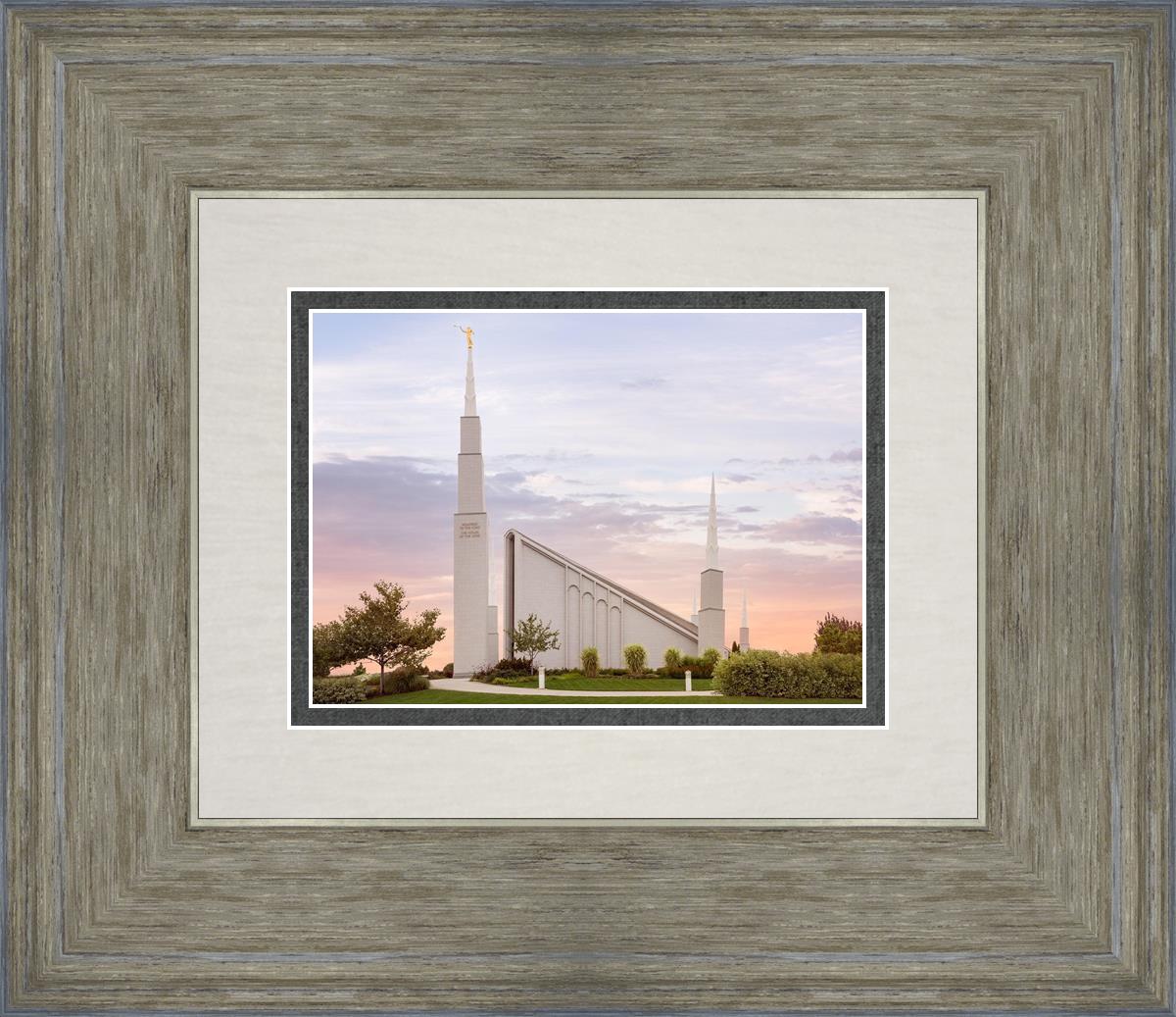 Boise Temple Sunset