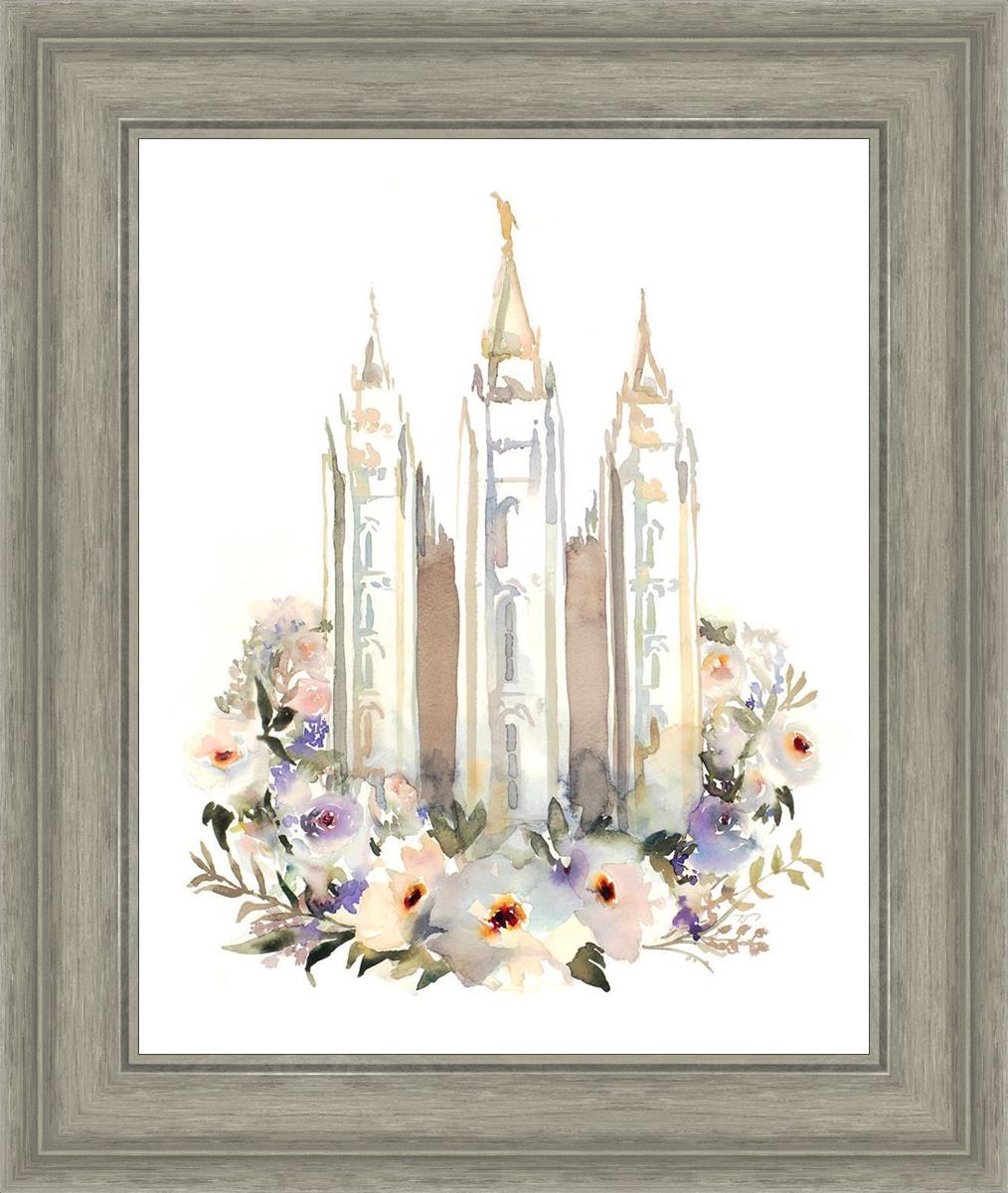 Salt Lake City Watercolor