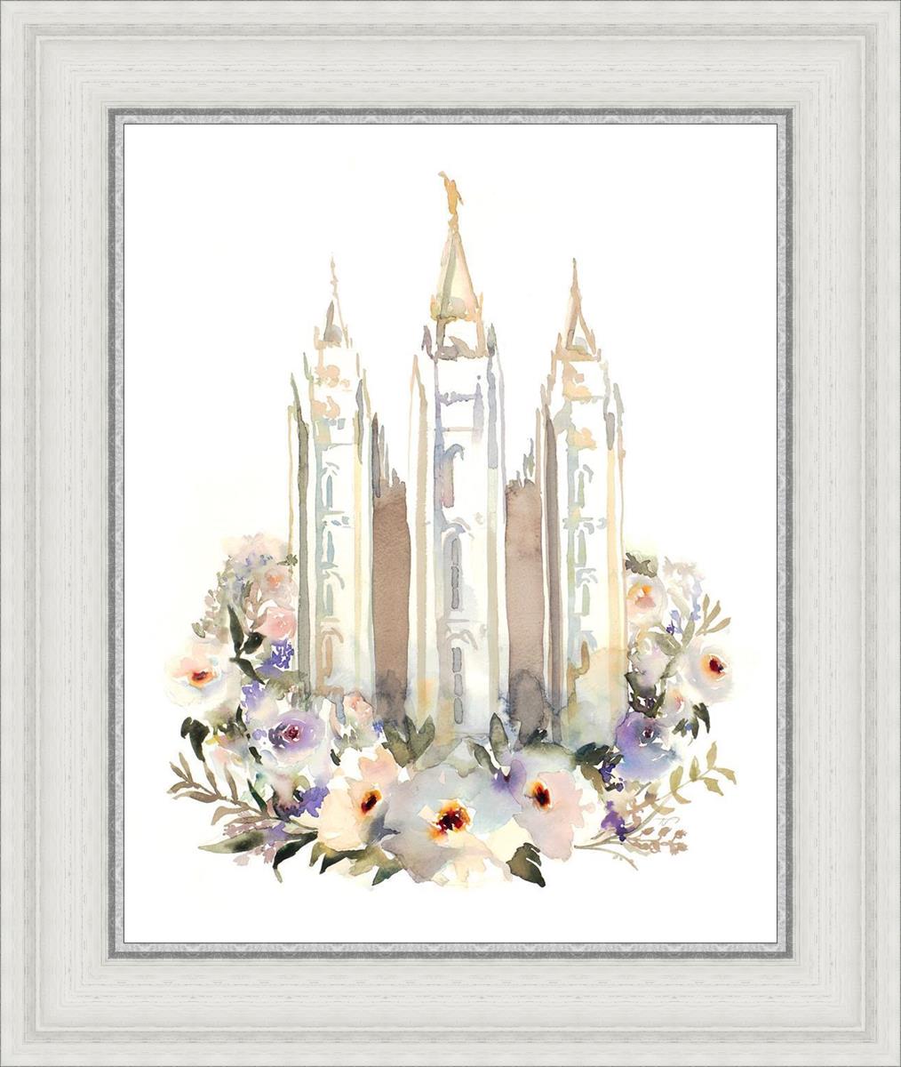Salt Lake City Watercolor