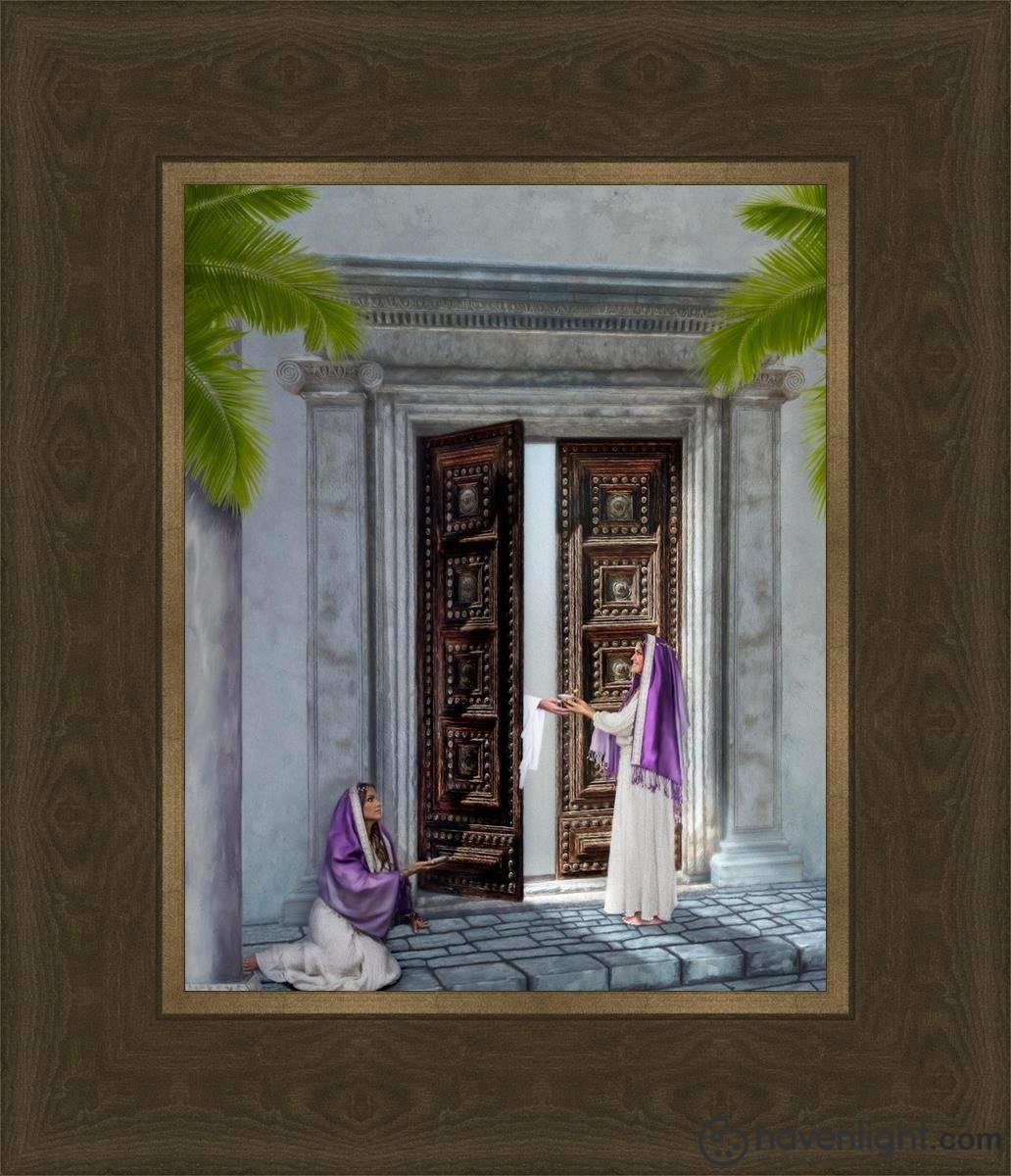Two Of The Ten Open Edition Print / 8 X 10 Frame G 14 1/4 12 Art