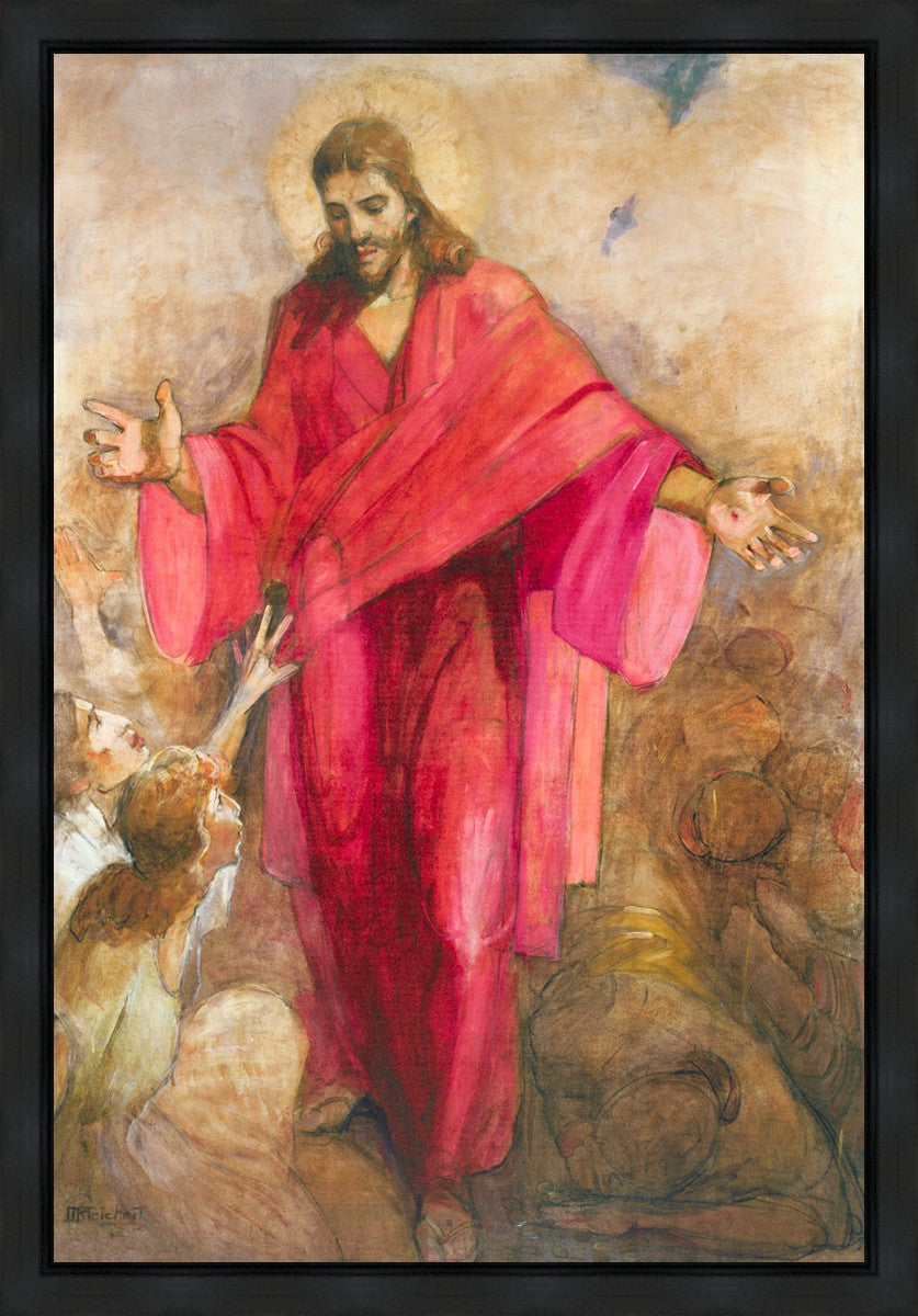 Christ In A Red Robe Gallery Wrap