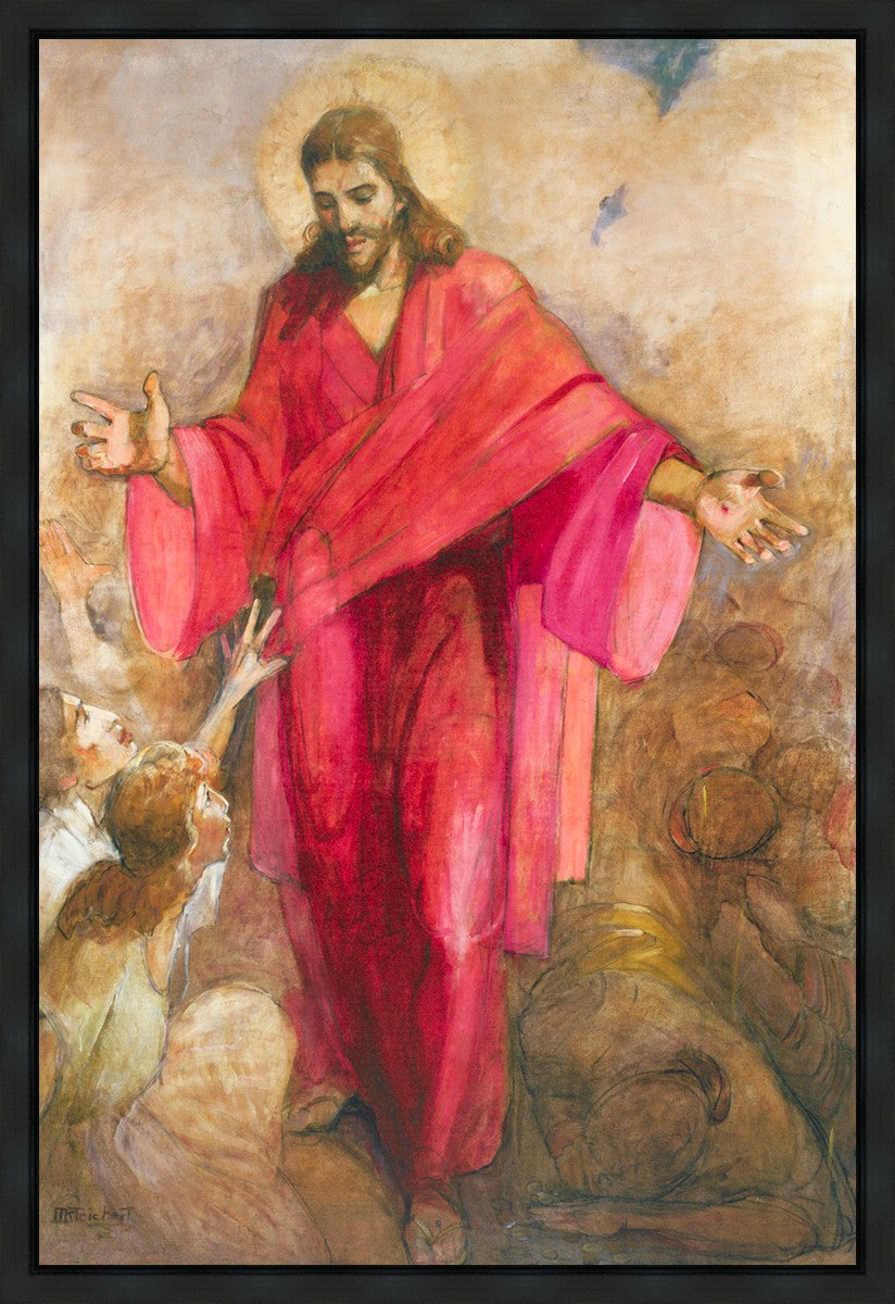 Christ In A Red Robe Gallery Wrap