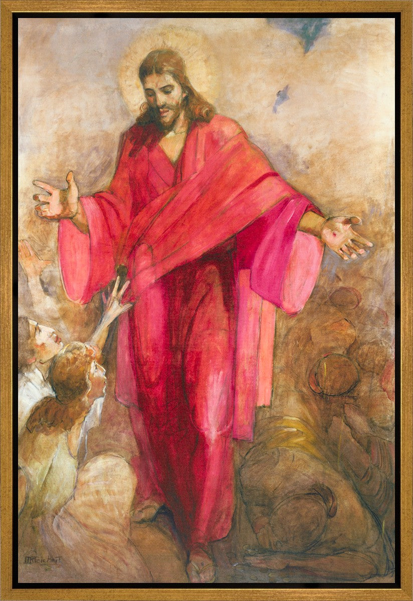 Christ In A Red Robe Gallery Wrap