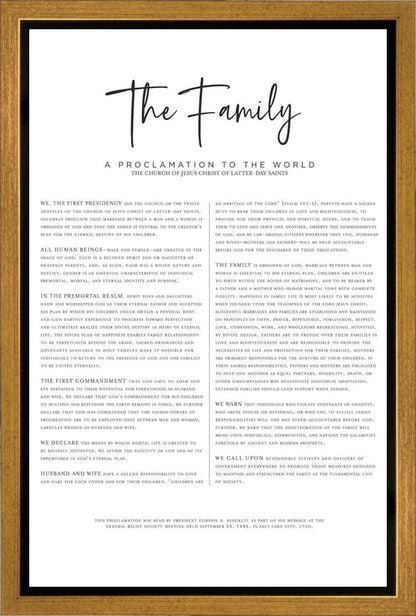 The Proclamation To The Family