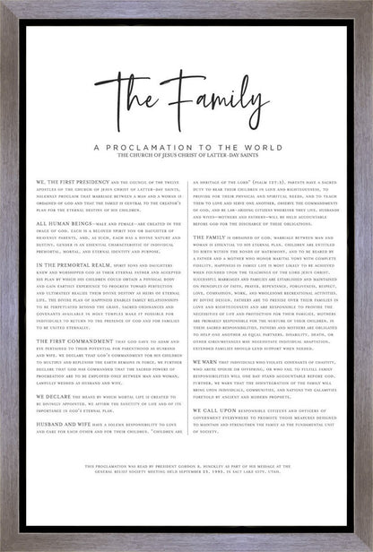 The Proclamation To The Family