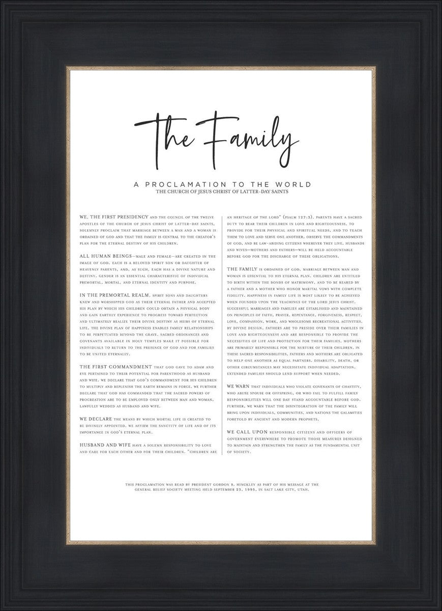 The Proclamation To The Family