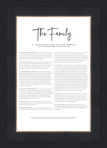 The Proclamation To The Family