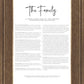 The Proclamation To The Family
