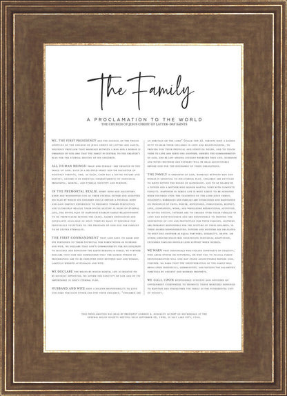 The Proclamation To The Family