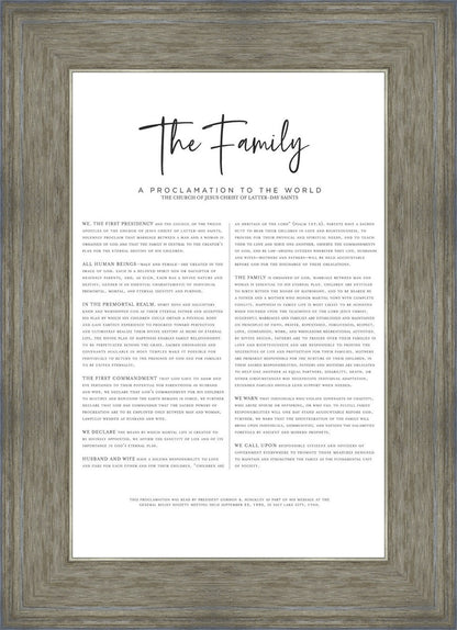 The Proclamation To The Family