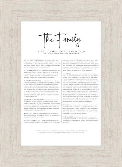 The Proclamation To The Family