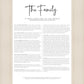 The Proclamation To The Family