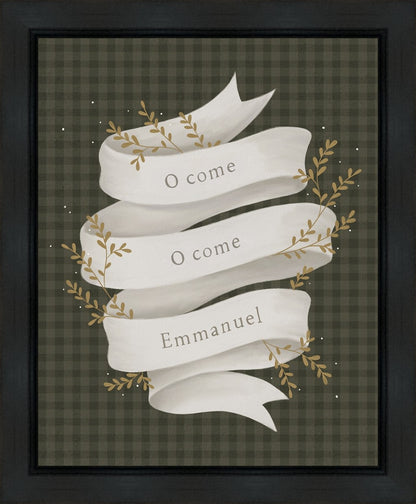 O Come Emmanuel Green Gallery Wrap
