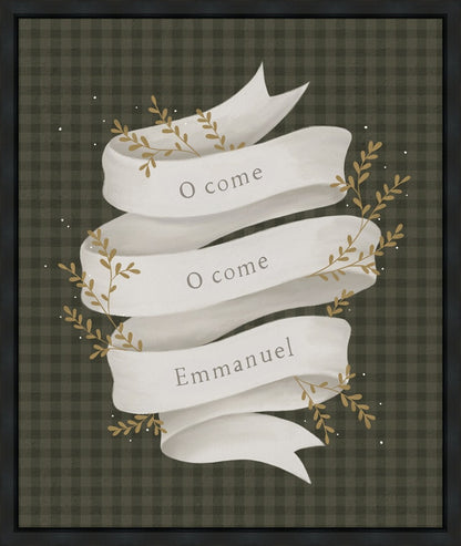 O Come Emmanuel Green Gallery Wrap