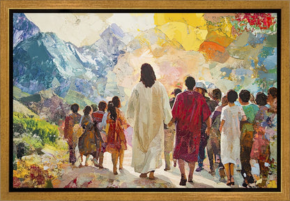 Walking With Jesus Gallery Wrap